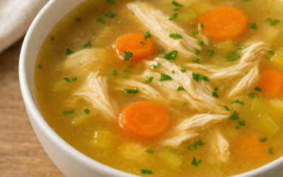 Caldo de pollastre: sabor i salut a cada gota